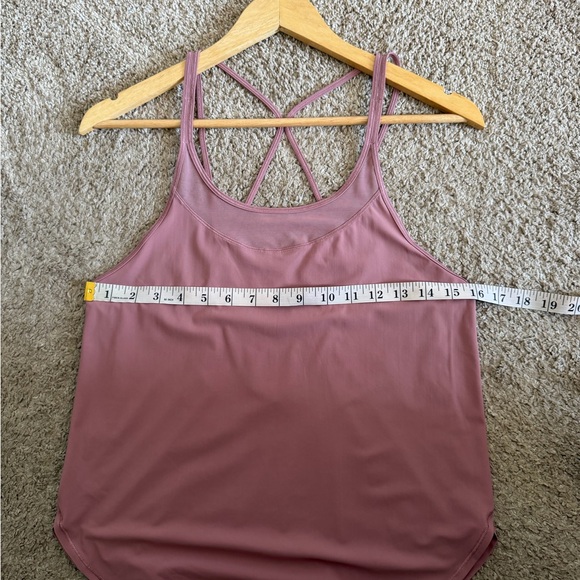 Lululemon Athletica Spanish Rose Pink Athletic Anew Strap Tank Top size XS EUC - Picture 10 of 11